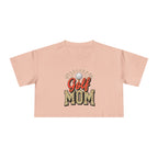 Golf Mom Cheetah Print Women's Crop Tee - Magnolia Wild SC
