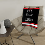 Custom Hockey Jersey Pillow — Personalized Team Logo, Player Name & Number - Magnolia Wild SC