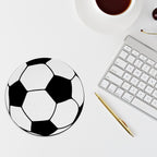 Soccer Ball Mouse Pad – Non-Slip Rubber Base Polyester Mouse Pad - Magnolia Wild SC