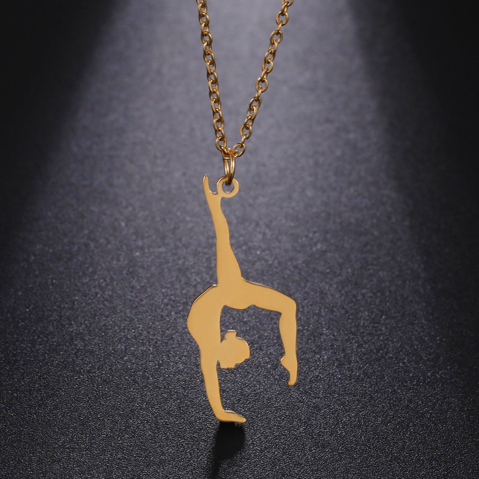 Dainty Gymnast Necklace – Gymnastics Jewelry Gift - Magnolia Wild SC
