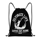Personalized Ultimate Frisbee Drawstring Bag - "Cut. Catch. Score"