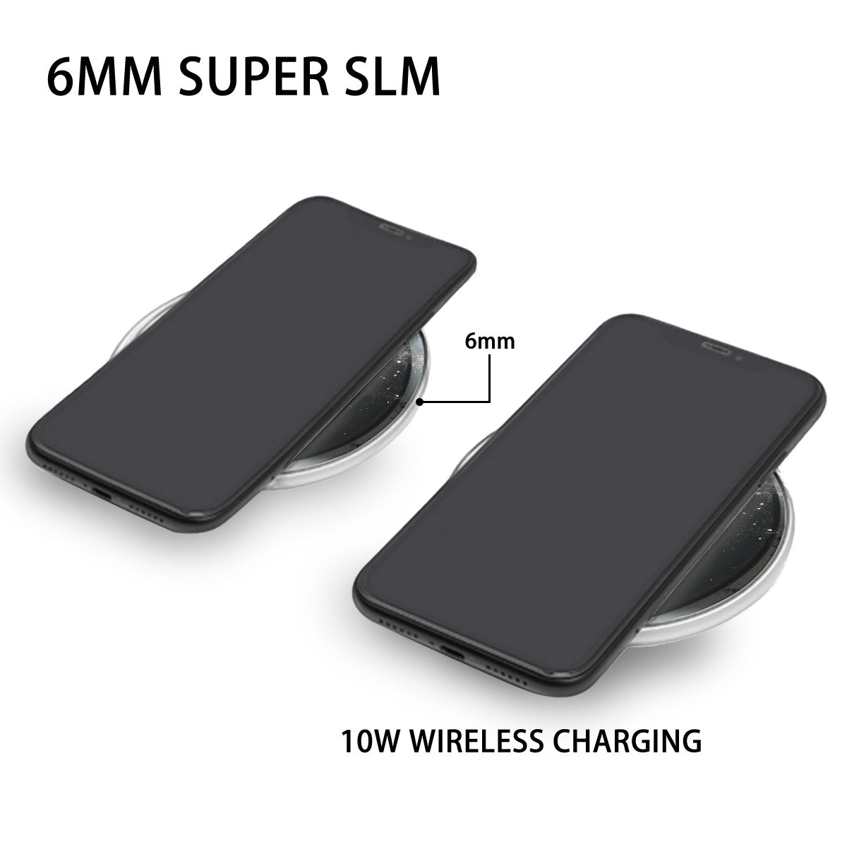 Hockey Puck Wireless Charging Pad – Fast 10W Compact Charger - Magnolia Wild SC