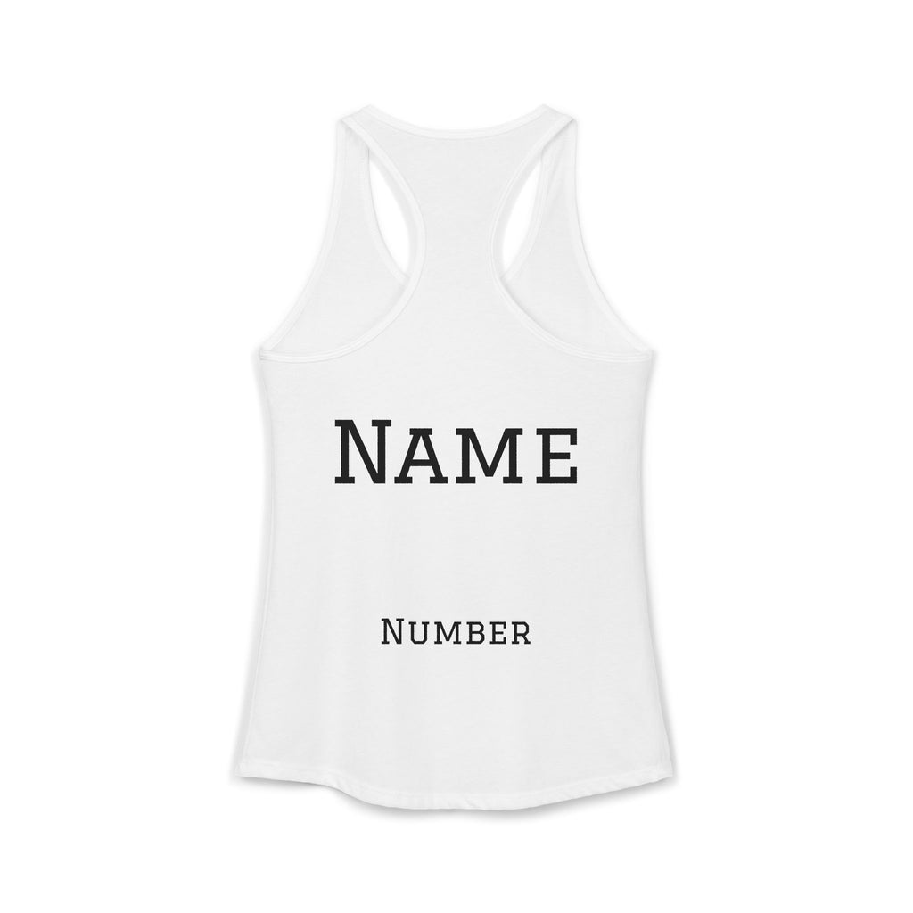 Volleyball Mom Racerback Tank – Personalized Name & Number Option | Lightweight Women’s Volleyball Tank Top - Magnolia Wild SC