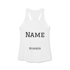 Volleyball Mom Racerback Tank – Personalized Name & Number Option | Lightweight Women’s Volleyball Tank Top - Magnolia Wild SC