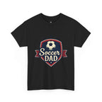 Retro Badge Style: The Vintage Soccer Dad Shield Tee