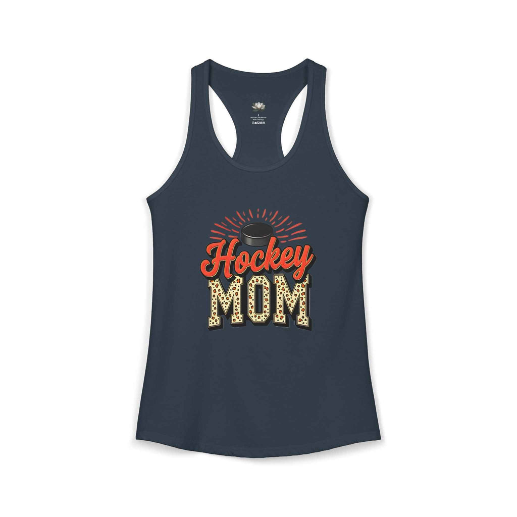 Hockey Mom Racerback Tank – Personalized Name & Number Option