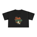 Figure Skating Mama Crop Tee | Retro Figure Skating Graphic, Mom Sports Top - Magnolia Wild SC