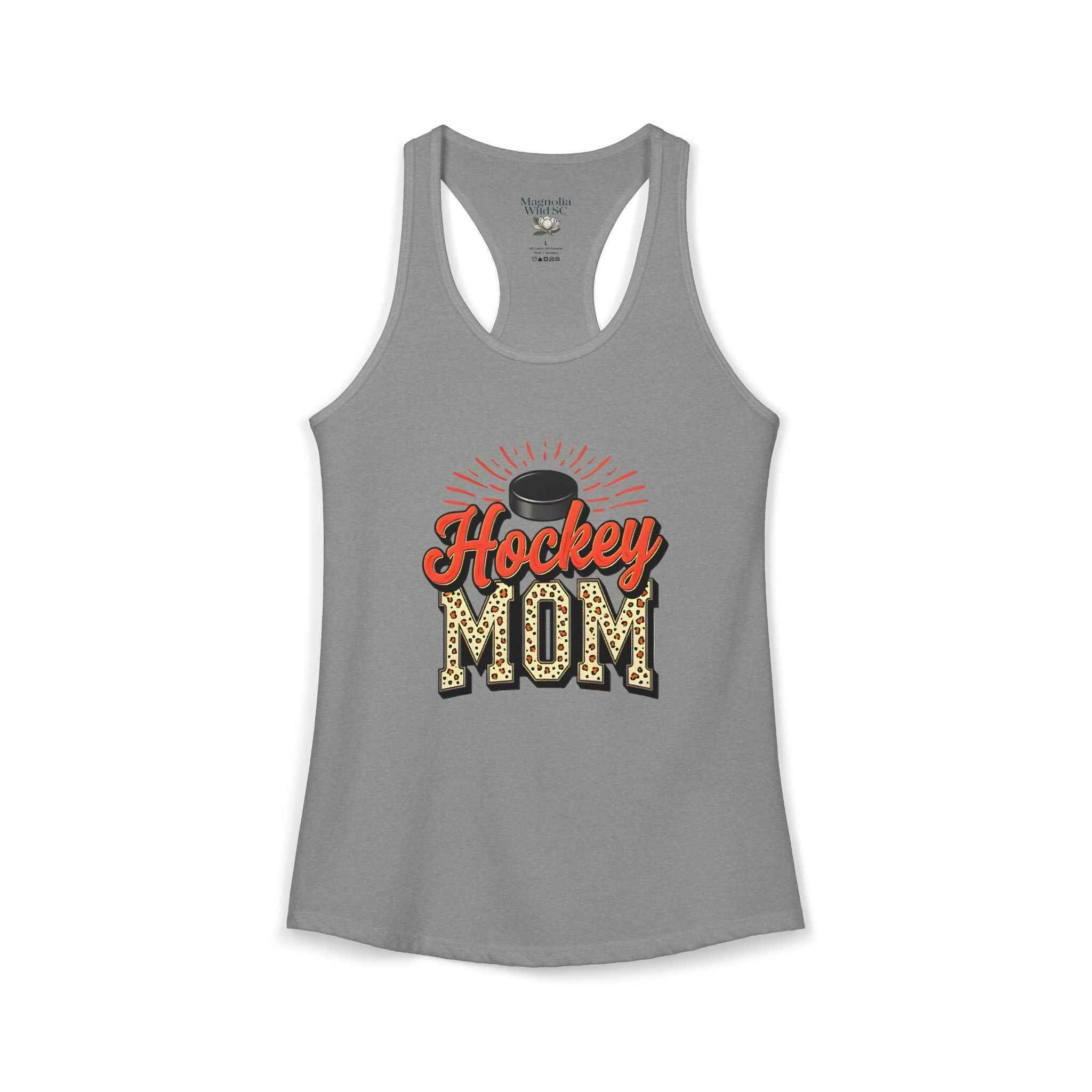 Hockey Mom Racerback Tank – Personalized Name & Number Option