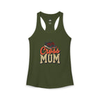 Mom Cross Country Mom Racerback Tank – Personalized Name & Number Option - Magnolia Wild SC