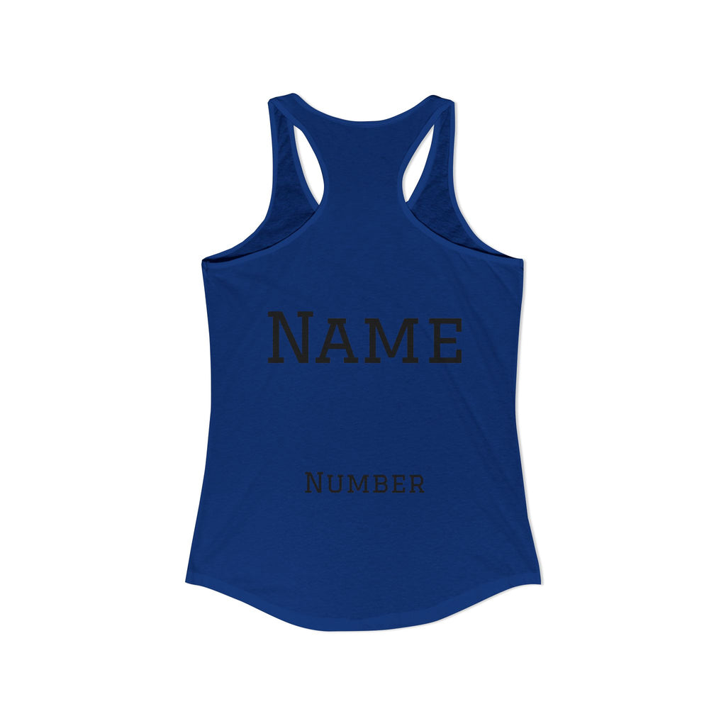 Volleyball Mom Racerback Tank – Personalized Name & Number Option | Lightweight Women’s Volleyball Tank Top - Magnolia Wild SC