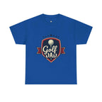 Retro Badge Style: The Vintage Golf Dad Shield Tee