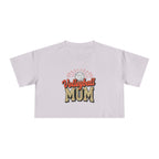 Volleyball Mom Cheetah Print Women's Crop Tee - Magnolia Wild SC