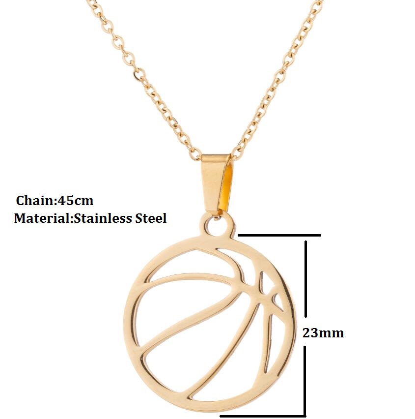 Volleyball Pendant Necklace – Sporty Everyday Jewelry for Fans - Magnolia Wild SC
