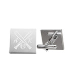 Personalized Baseball Cufflinks — Custom Initials Engraving - Magnolia Wild SC