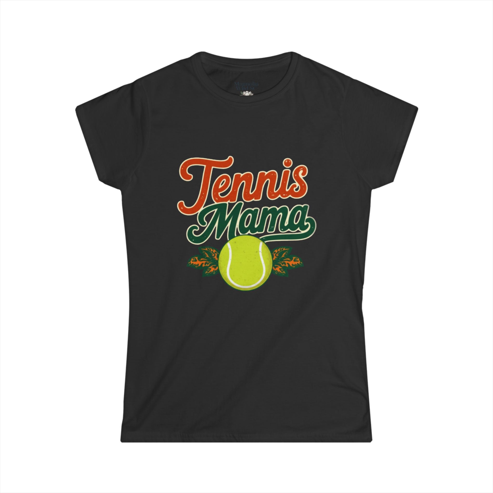 Retro Tennis Mama Tee - Magnolia Wild SC