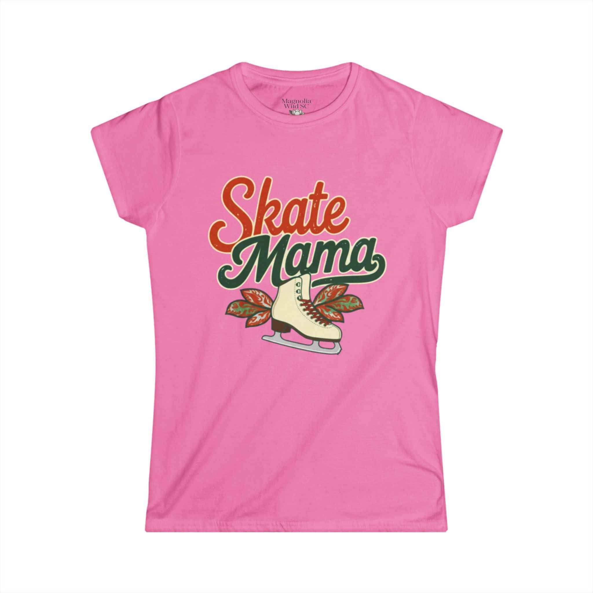 Retro Figure Skating Mama Tee