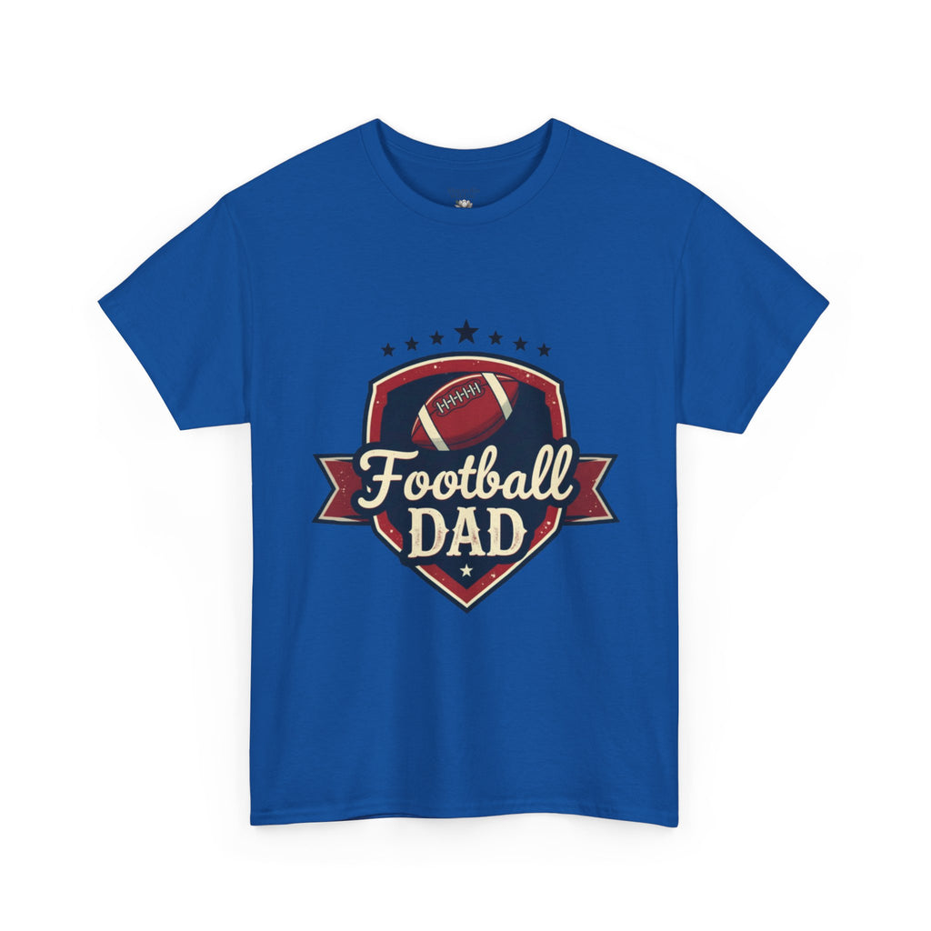 Retro Badge Style: The Vintage Football Dad Shield Tee - Magnolia Wild SC