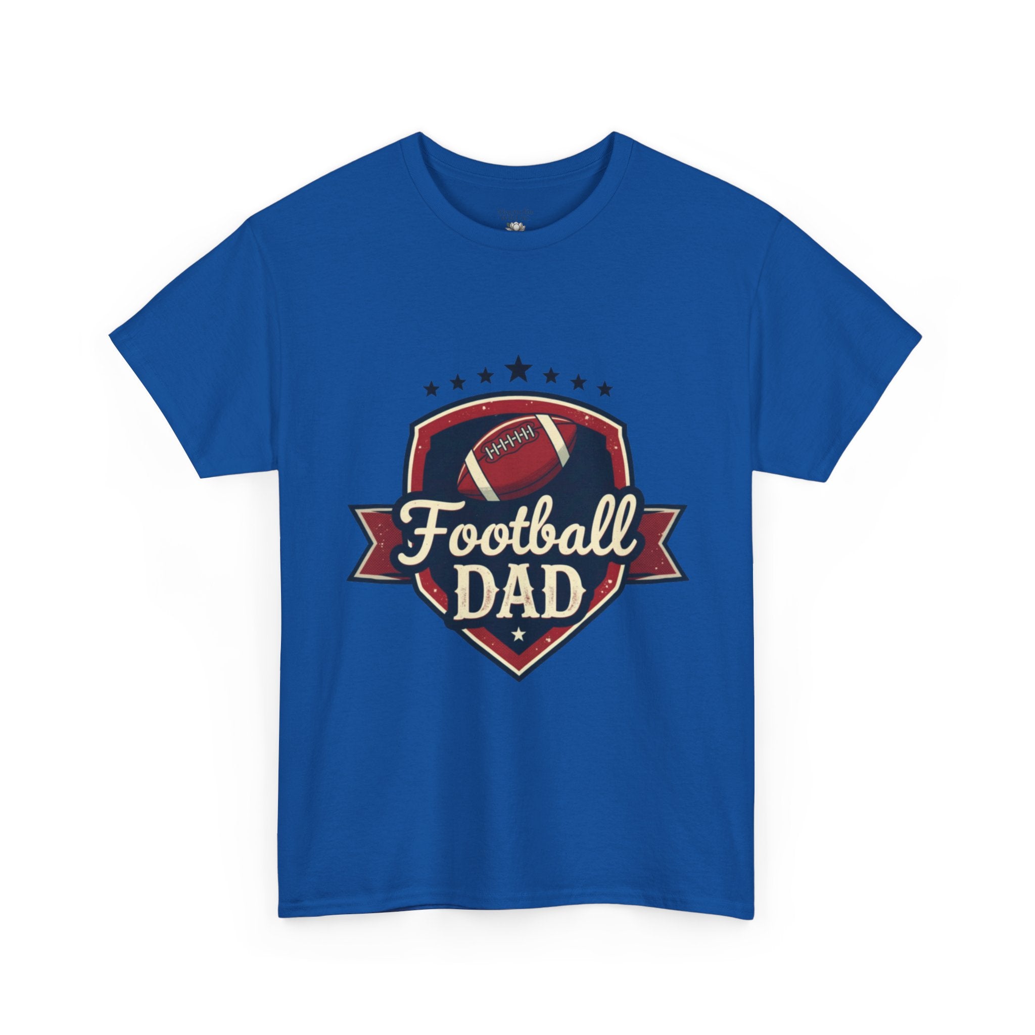 Retro Badge Style: The Vintage Football Dad Shield Tee - Magnolia Wild SC