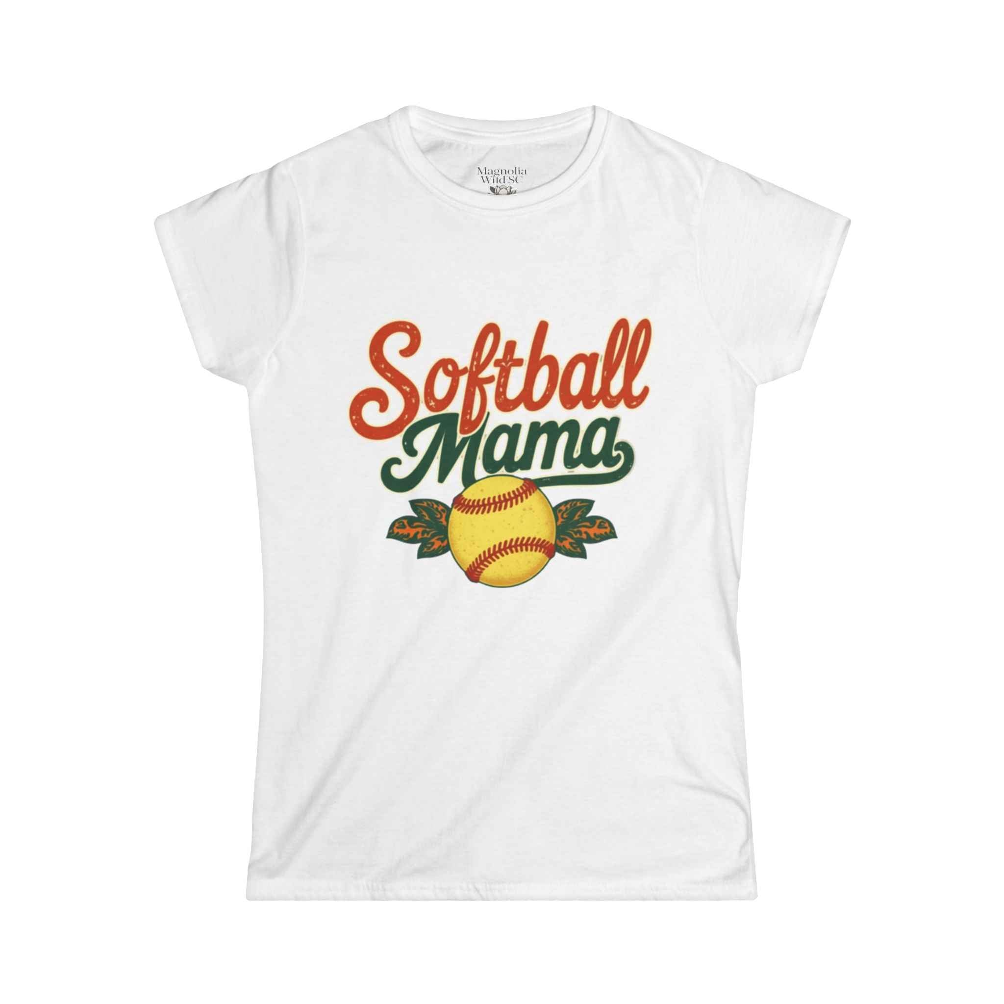 Retro Softball Mama Tee