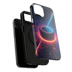 Neon Laser Hockey Puck Impact-Resistant Phone Case - Magnolia Wild SC