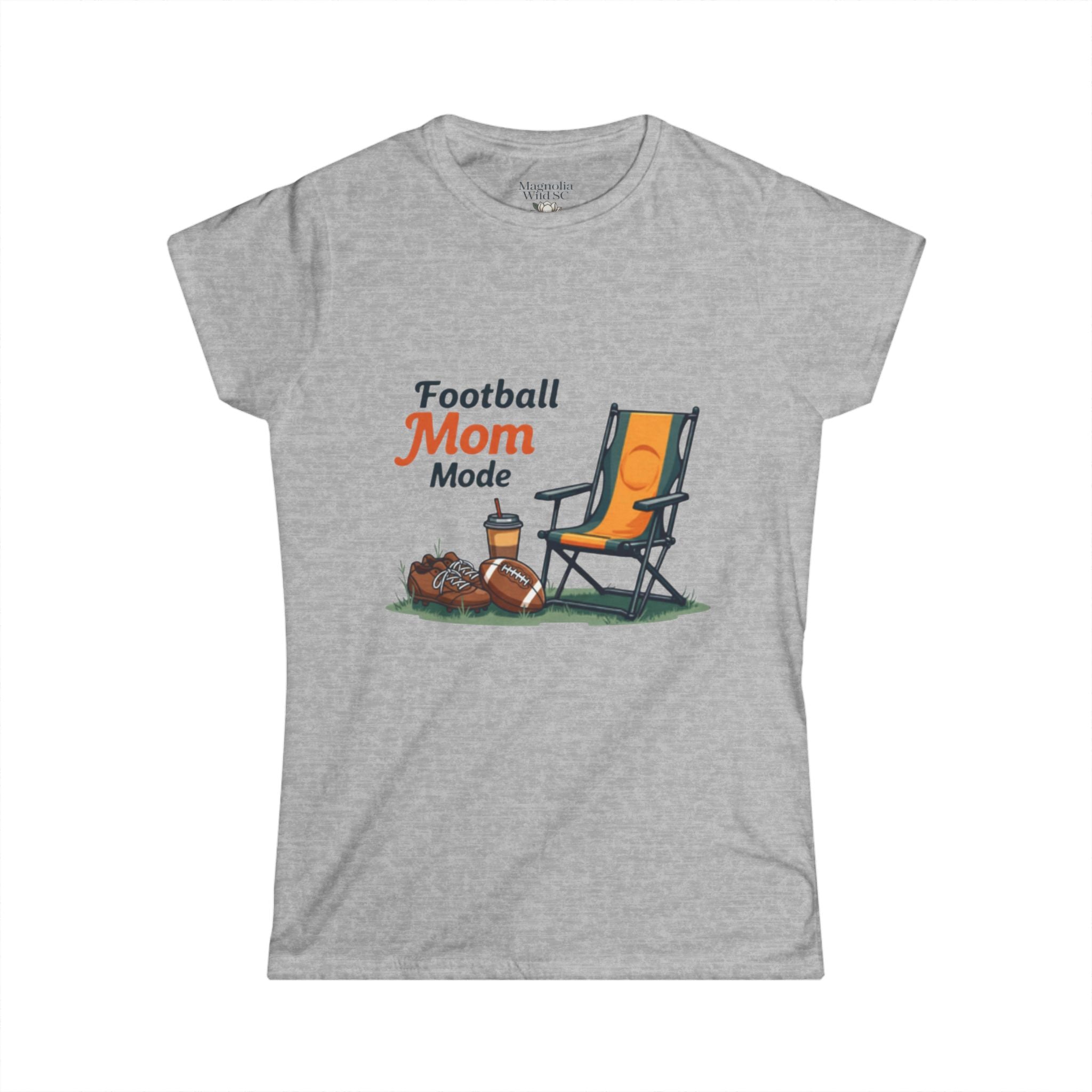 Football Mom Mode Tee - Magnolia Wild SC