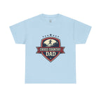 Retro Badge Style: The Vintage Cross Country Dad Shield Tee - Magnolia Wild SC