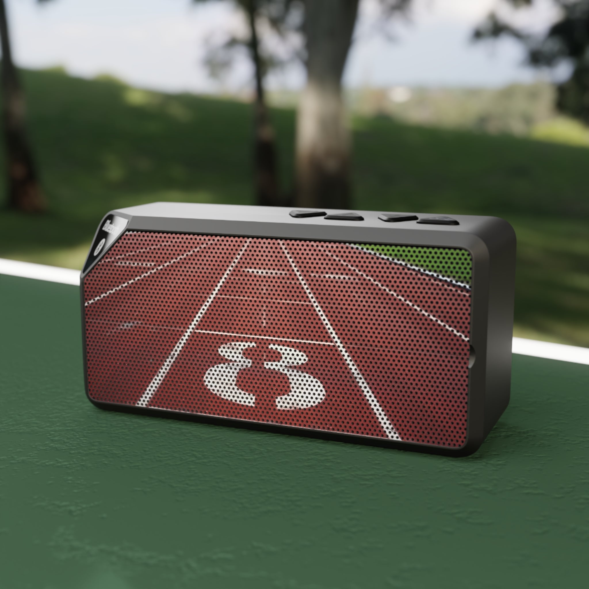 Jabba Bluetooth Speaker — Track Lanes Photo-Realistic Design - Magnolia Wild SC