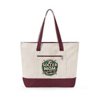 Personalized Soccer Mom Zippered Tote — Weekends Are Booked (Seriously!)