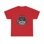 Retro Badge Style: The Vintage Cycling Dad Shield Tee - Magnolia Wild SC