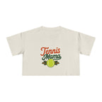 Tennis Mama Crop Tee | Retro Tennis Graphic, Mom Sports Top - Magnolia Wild SC