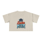 Swim Mom Print Crop Tee - Magnolia Wild SC