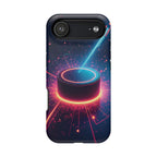 Neon Laser Hockey Puck Impact-Resistant Phone Case - Magnolia Wild SC