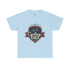 Retro Badge Style: The Vintage Cycling Dad Shield Tee - Magnolia Wild SC