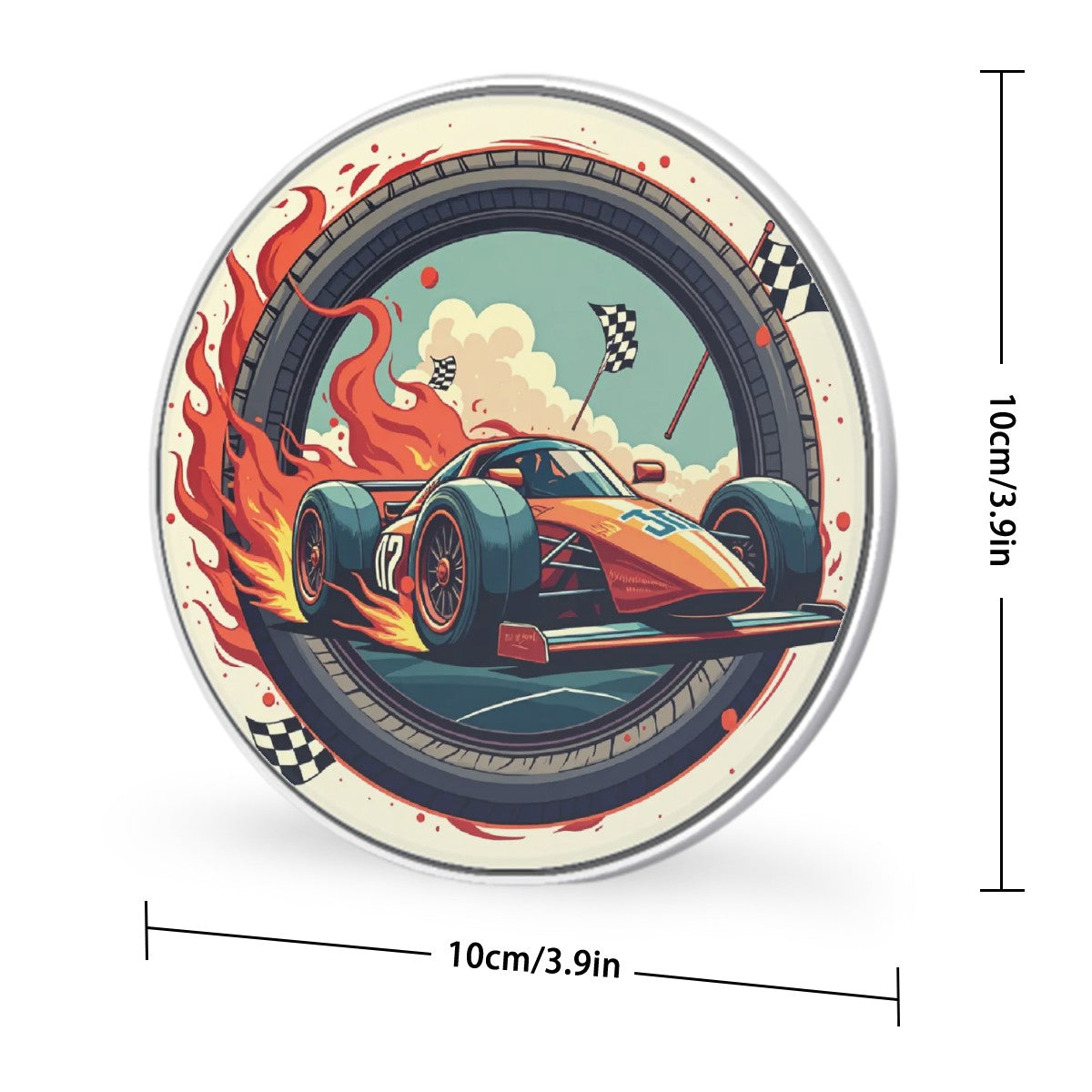 Wireless Charger - Racing Wireless Charging Pad for Fast and Convenient Power - Magnolia Wild SC