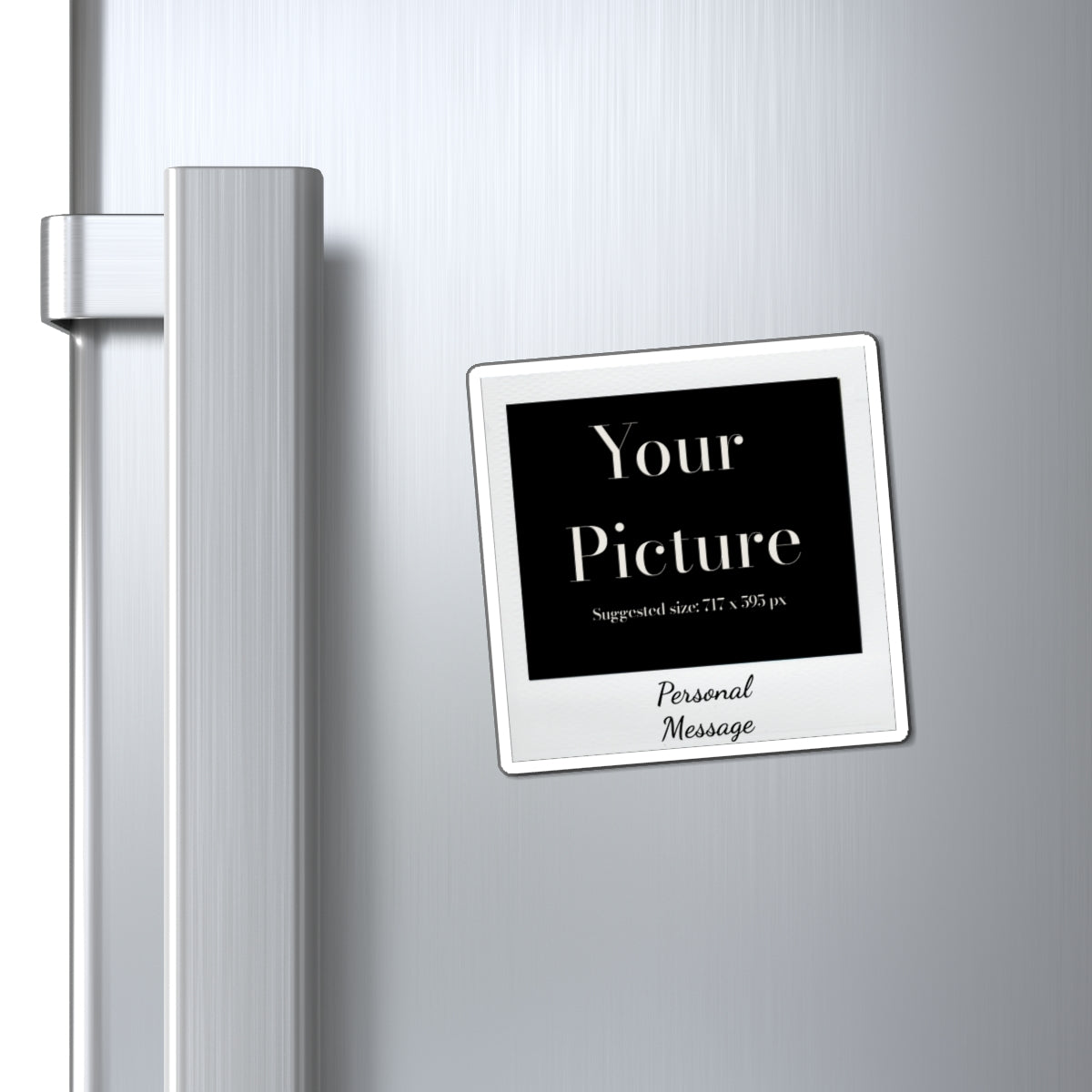 Personal Photo Polaroid Magnet — Custom Picture & Message Refrigerator Magnet - Magnolia Wild SC