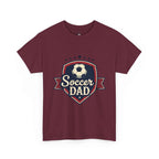 Retro Badge Style: The Vintage Soccer Dad Shield Tee