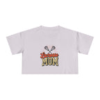 Lacrosse Mom Cheetah Print Women's Crop Tee - Magnolia Wild SC