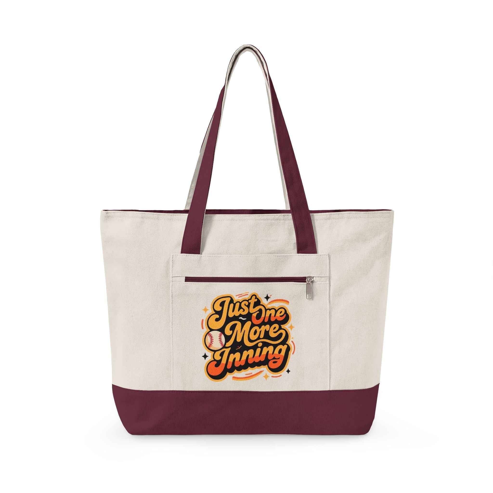 Personalized "One More Inning" Ballpark Tote