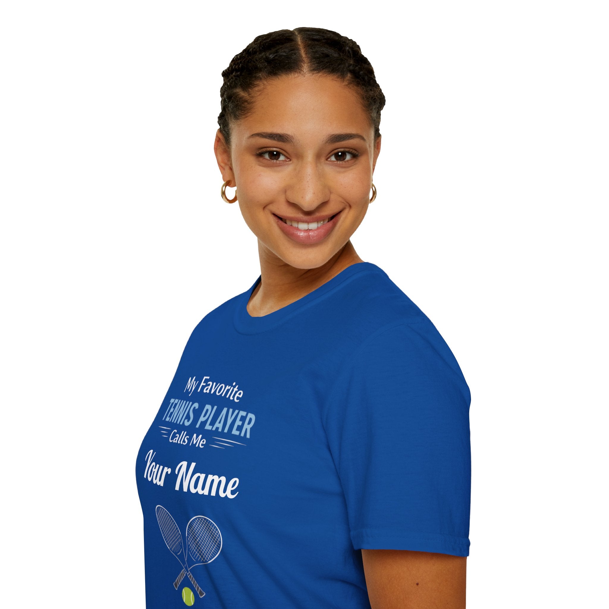 Personalized “My Favorite Tennis Player Calls Me” T-Shirt – Custom Name Tennis Tee - Magnolia Wild SC