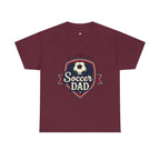 Retro Badge Style: The Vintage Soccer Dad Shield Tee