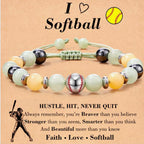 Adjustable Sports Obsidian Bracelet for Athletes and Fans - Magnolia Wild SC