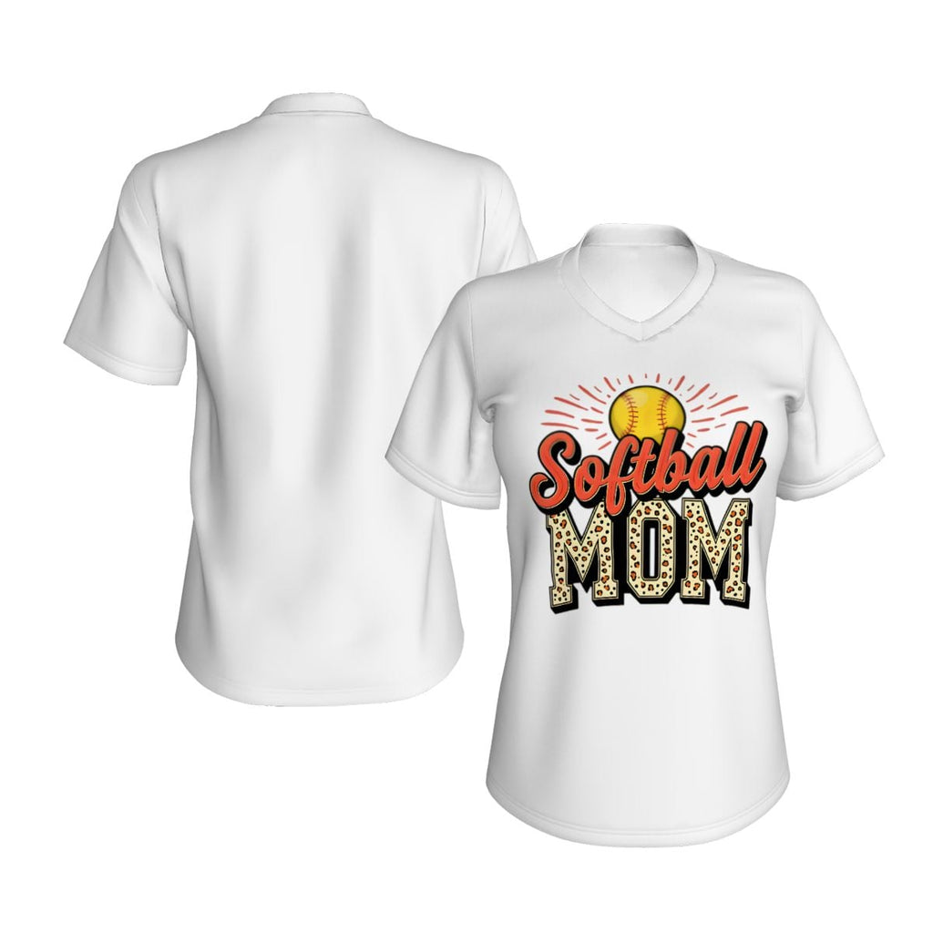Softball Women's V-Neck Short-Sleeve T-Shirt - Magnolia Wild SC