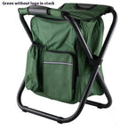 Double Shoulder Insulation Backpack Foldable Ice Pack Chair Oxford Cloth - Magnolia Wild SC