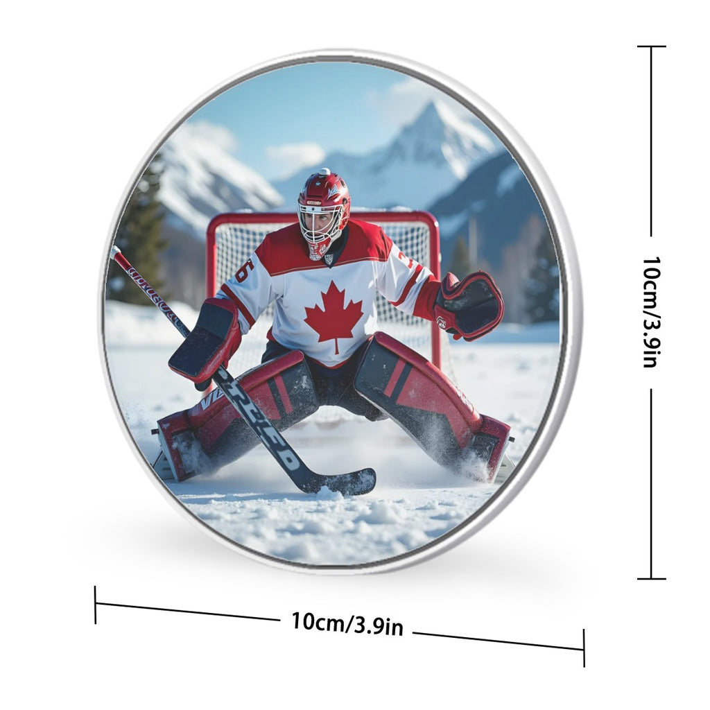 Canadian Goalie Wireless Charging Pad – Fast 10W Compact Charger - Magnolia Wild SC