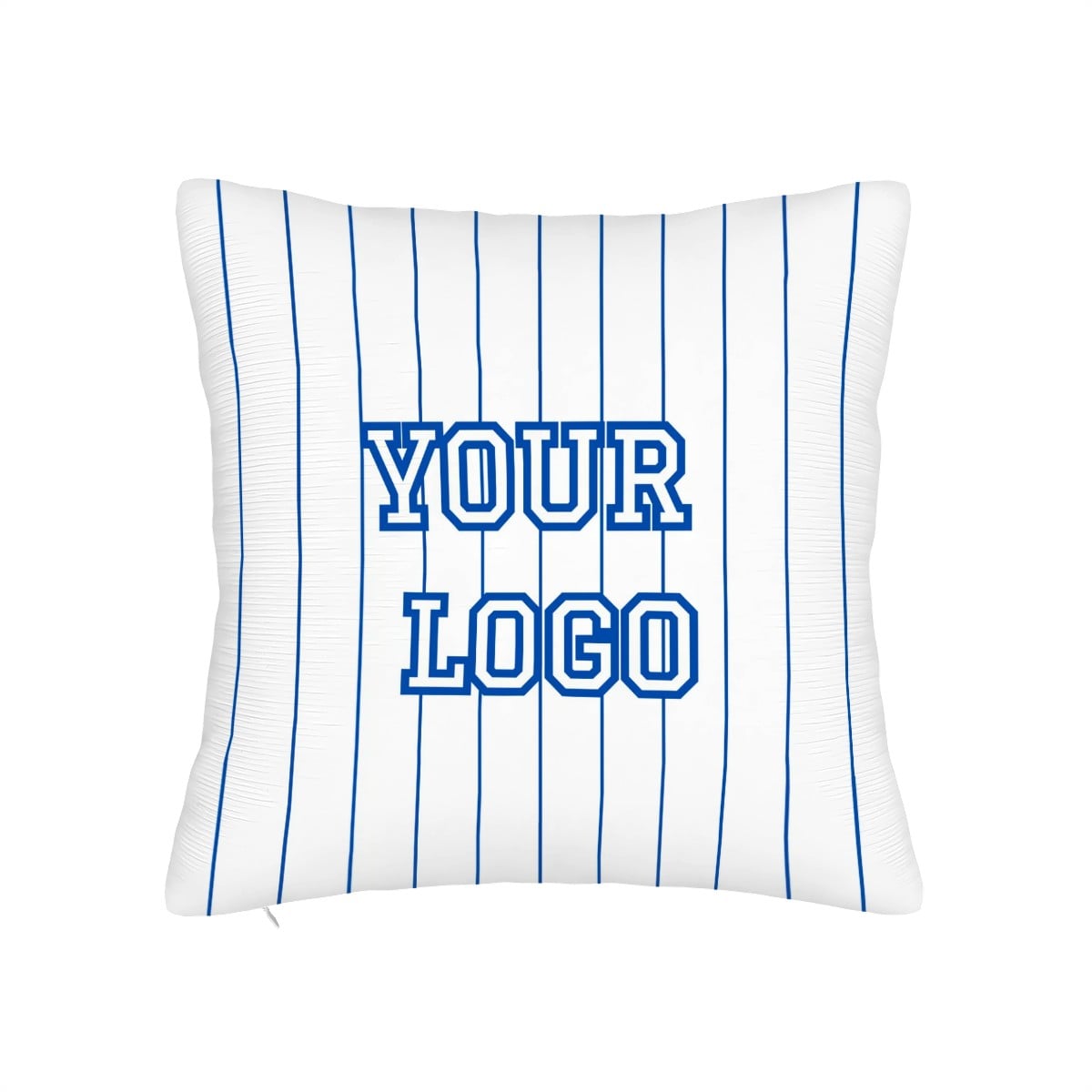 Custom Pinstripe Sports Pillow — Personalized Team Logo, Player Name & Number - Magnolia Wild SC
