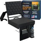 Folding Reclining Stadium Seat With Back Support For Bleachers - Magnolia Wild SC