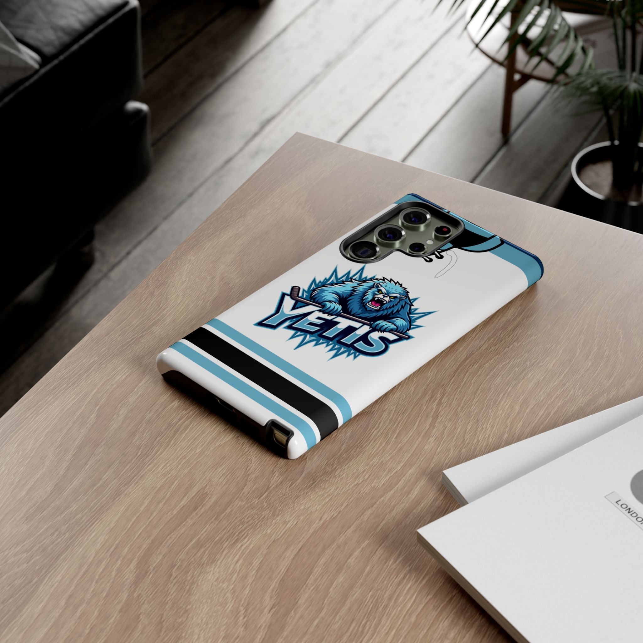 Personalized Hockey Jersey Samsung Case — Team Logo, Player Name & Number Customizable - Magnolia Wild SC