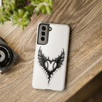 Baseball Heart Wings Samsung Case | Neo-Traditional Tattoo Art - Magnolia Wild SC