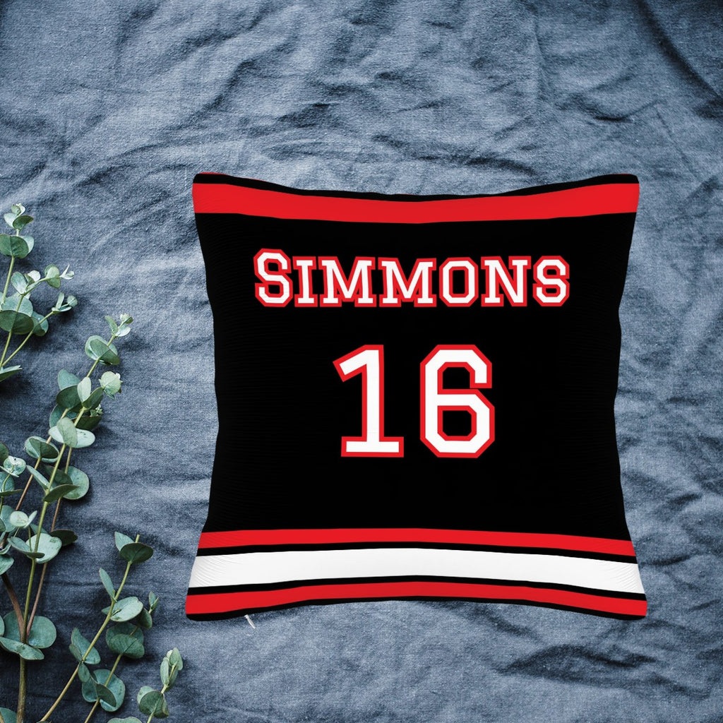 Custom Hockey Jersey Pillow — Personalized Team Logo, Player Name & Number - Magnolia Wild SC