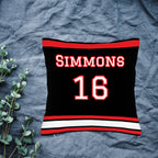 Custom Hockey Jersey Pillow — Personalized Team Logo, Player Name & Number - Magnolia Wild SC